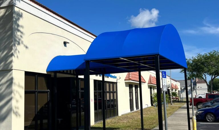 Step Into Style: Covered Walkways & Marquees by ABC Awning Company in Brevard County